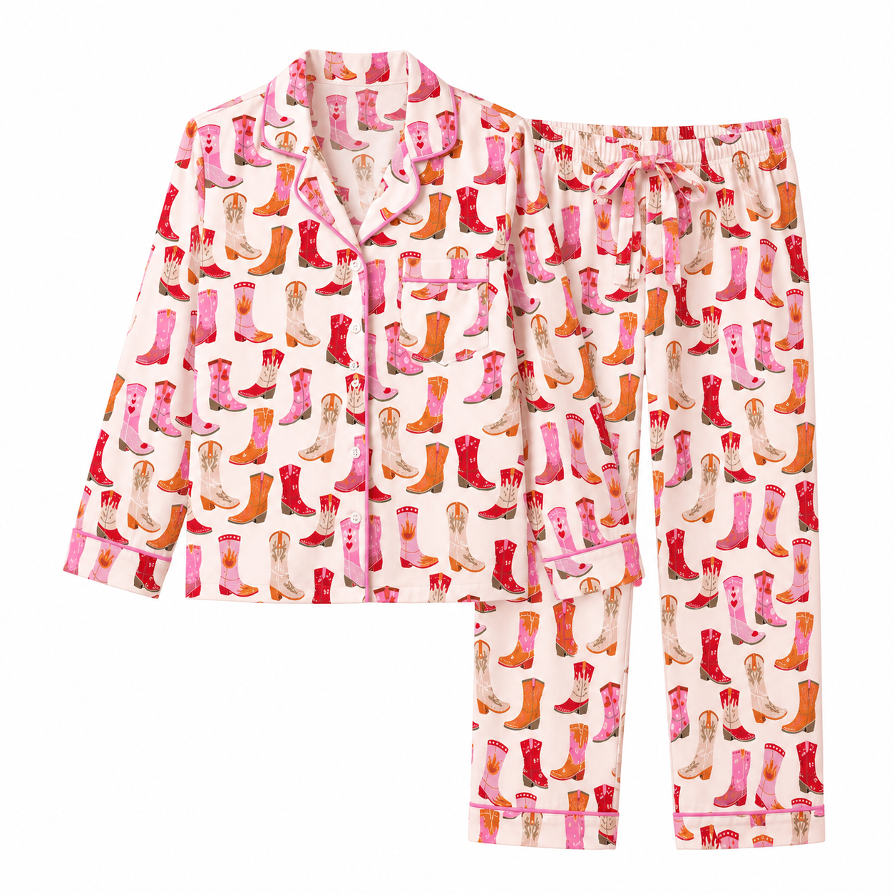 Boot Scoot Long Sleeved Pajama Set | PJs