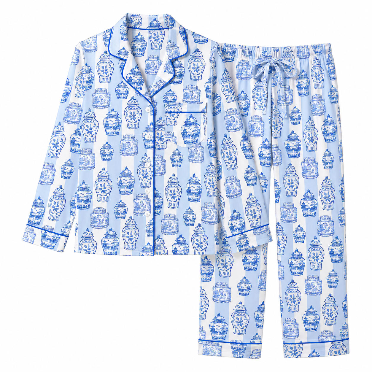 Ginger Jar Long Sleeved Pajama Set | PJs