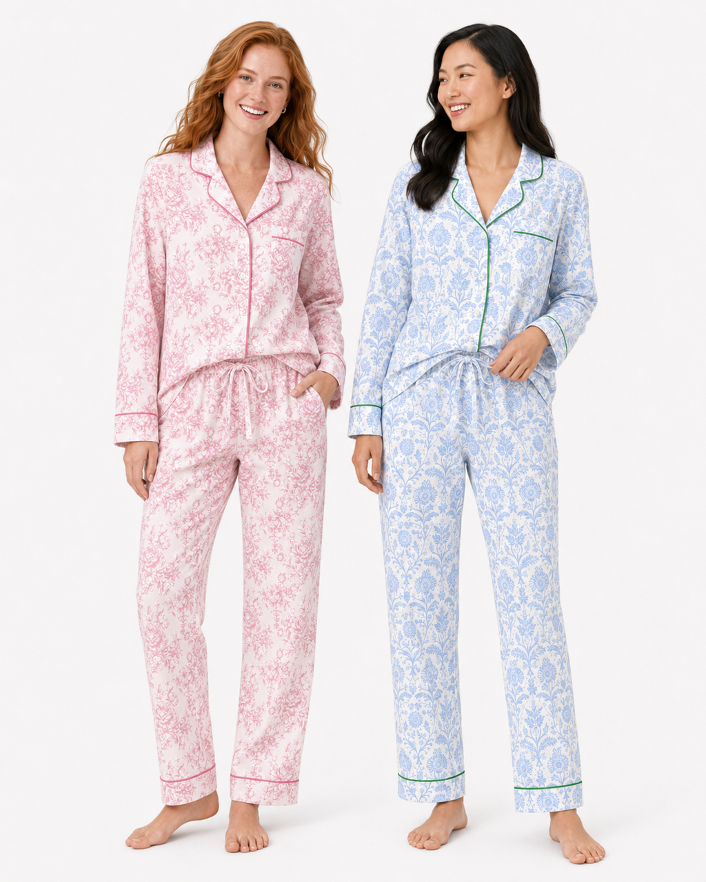 Romantic Bloom Long Sleeved Pajama Set | PJs