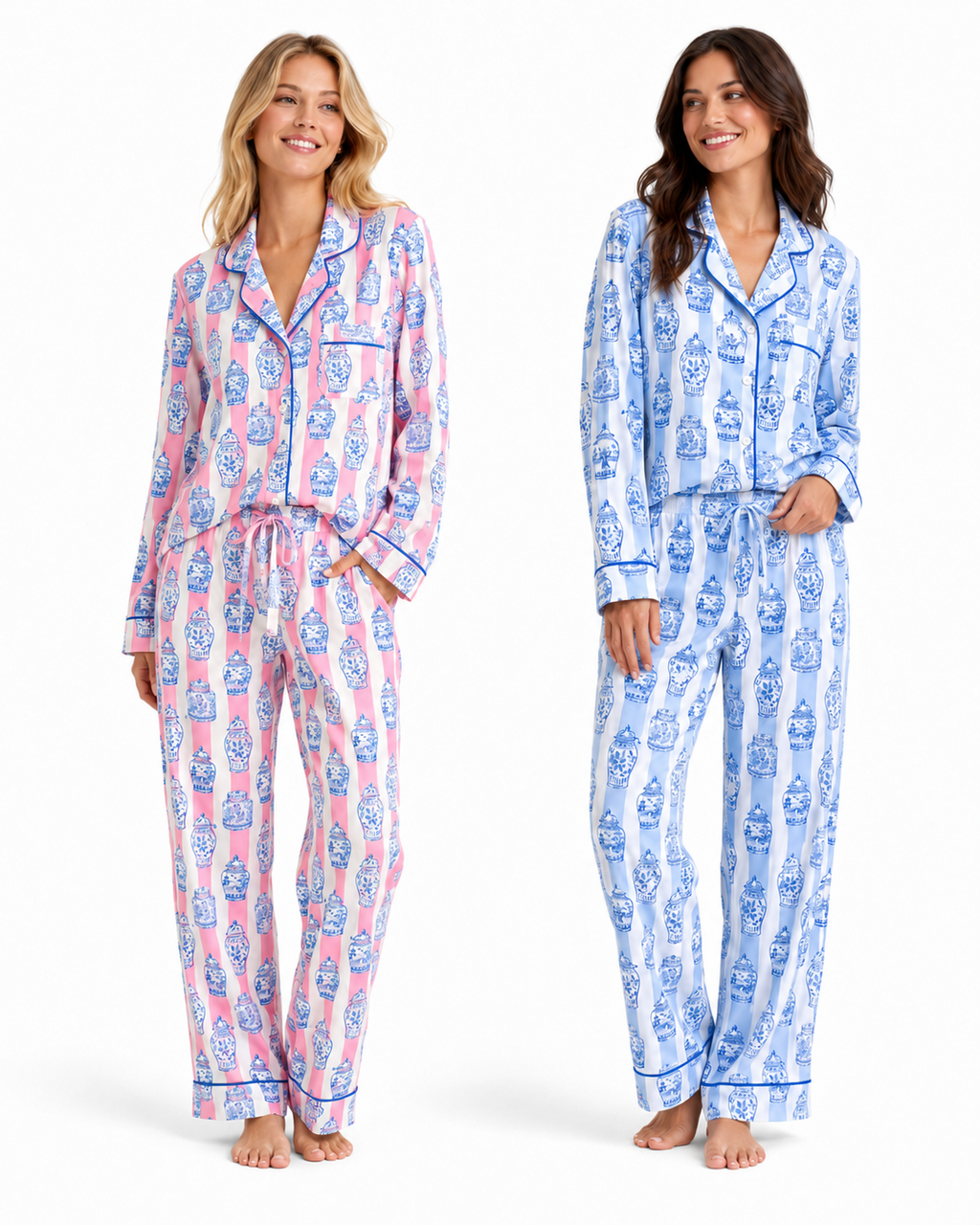 Ginger Jar Long Sleeved Pajama Set | PJs