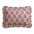 Personalized Ruffled Embroidered Pillow | Custom Pillow