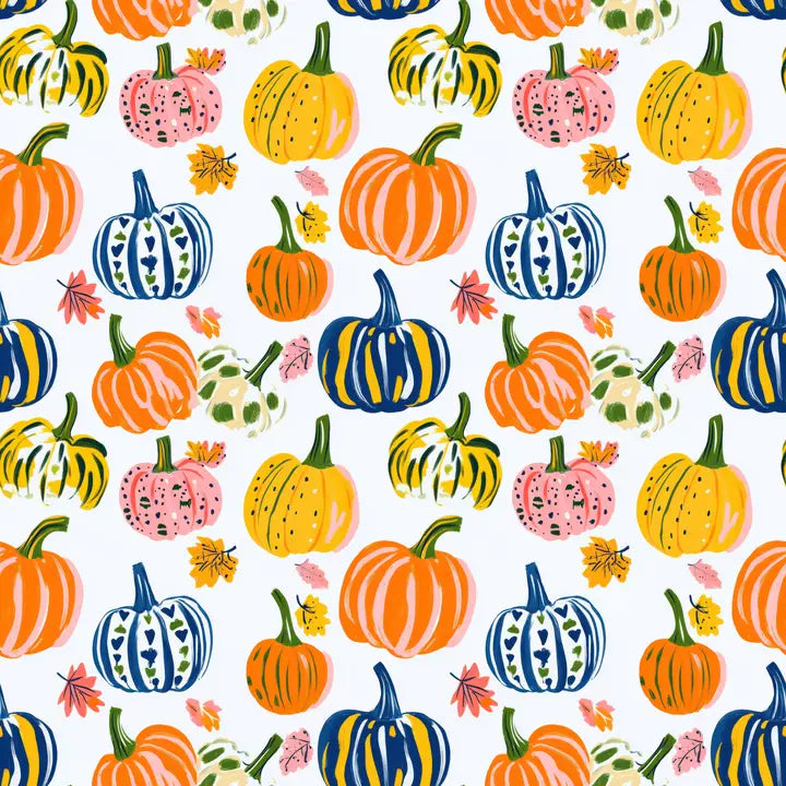 Pretty Pumpkins Long Sleeved Pajama Set | Fall PJs
