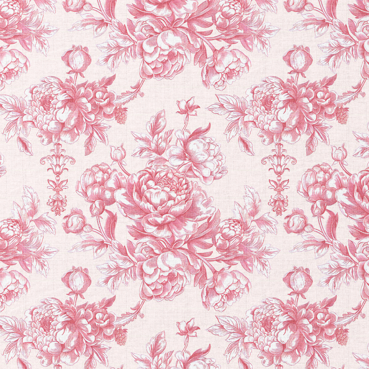 Pink floral pattern on a light pink background